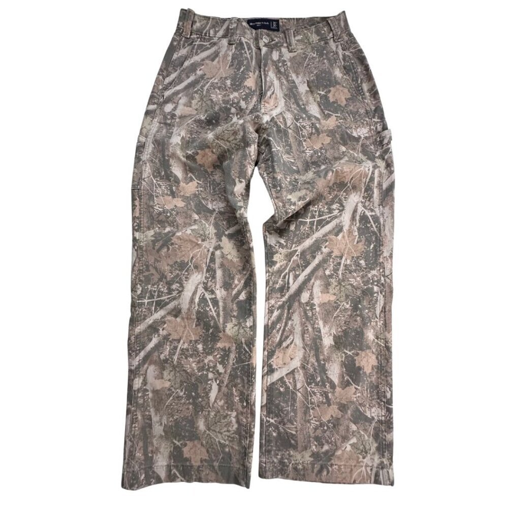 Abercrombie & Fitch Camouflage Wide Leg Pants